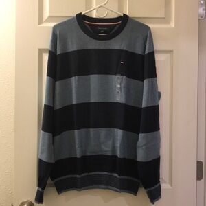 Tommy Hilfiger Men Crew V-neck Pullover Sweater